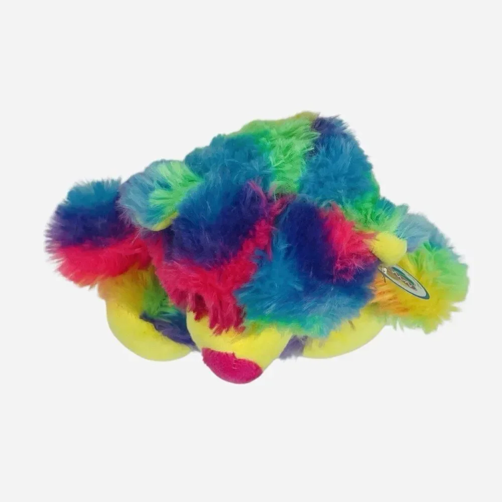 NWT 2017 Nanco Tie Dye Rainbow Teddy Bear Plush Colorful Soft Toy Stuffed Animal